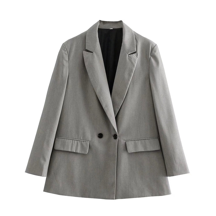 Elegant Double-Breasted Blazer for Women