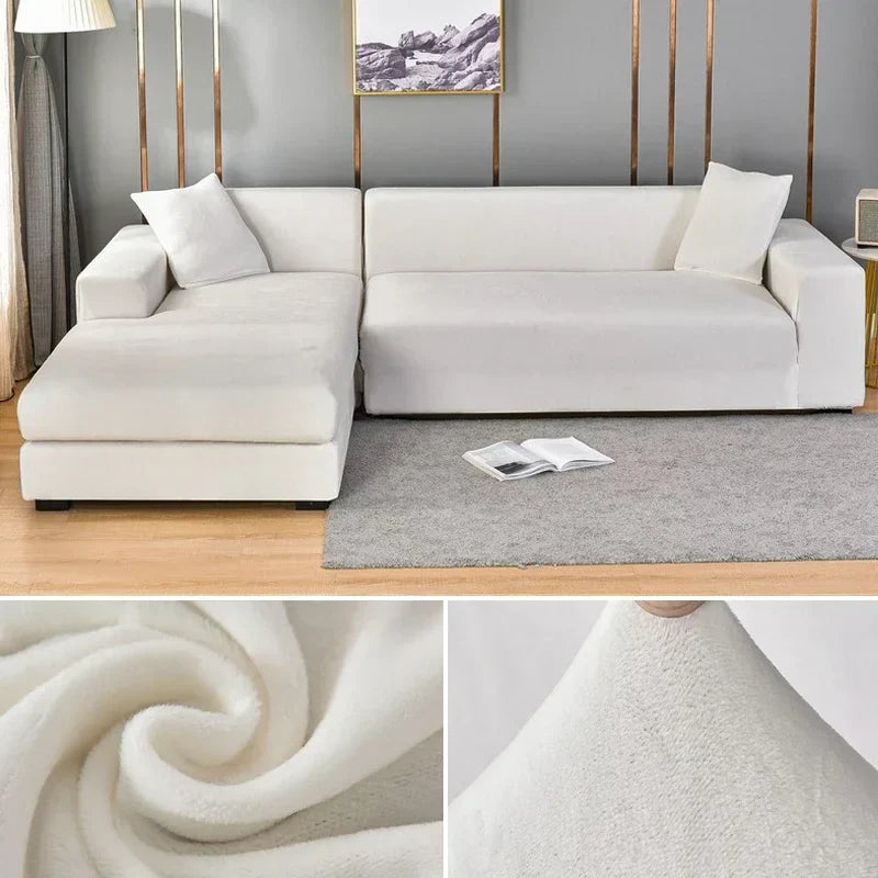 Sofina Stretch Velvet Sofa Cover with Luxurious Finish