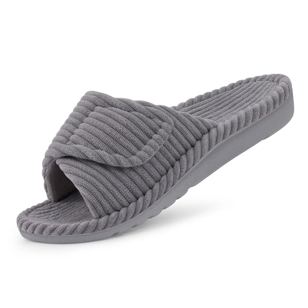 Orthopedic Corduroy Slippers with Arch Support