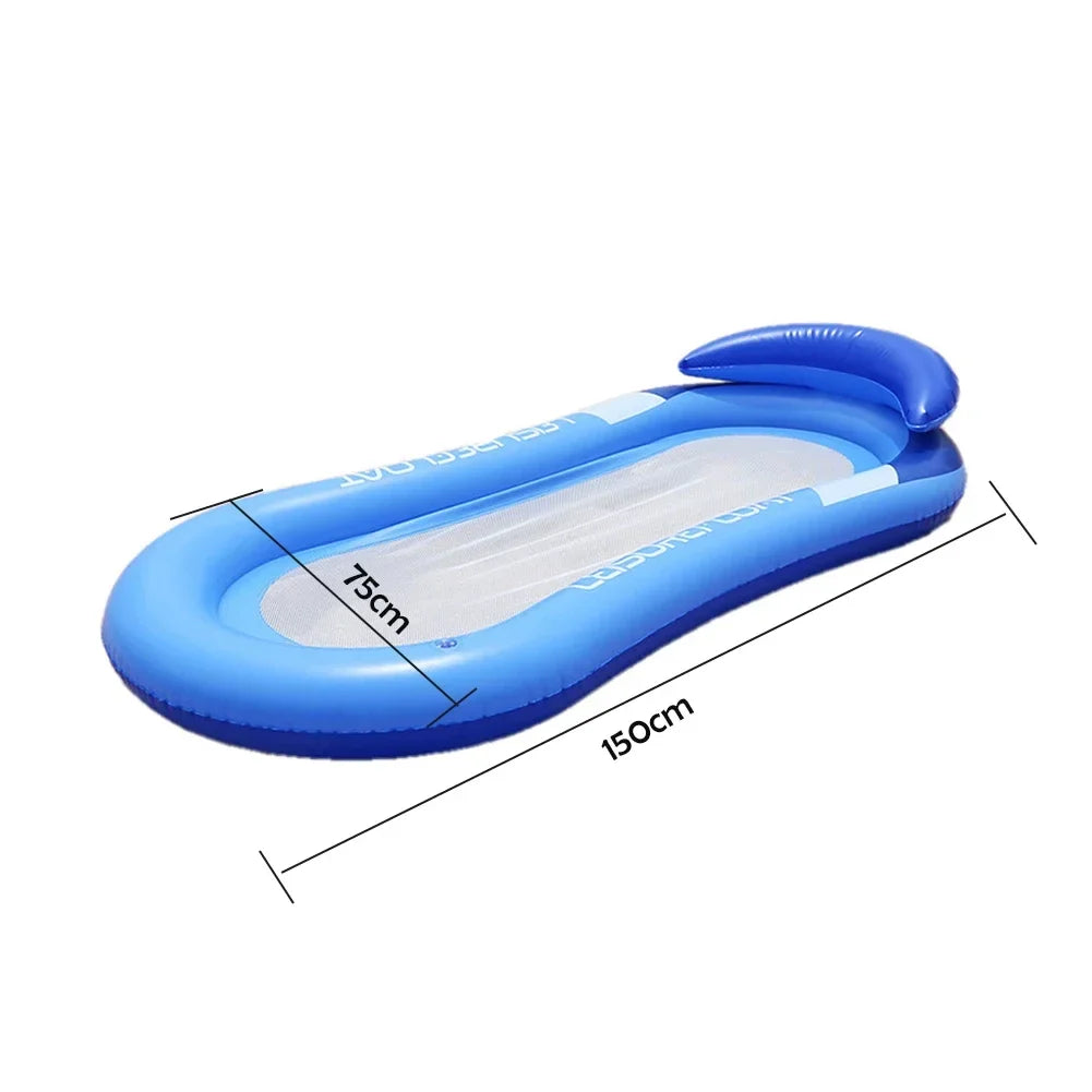 Luxury Inflatable Water Hammock - Comfortable Floating Bed for Pool and Beach