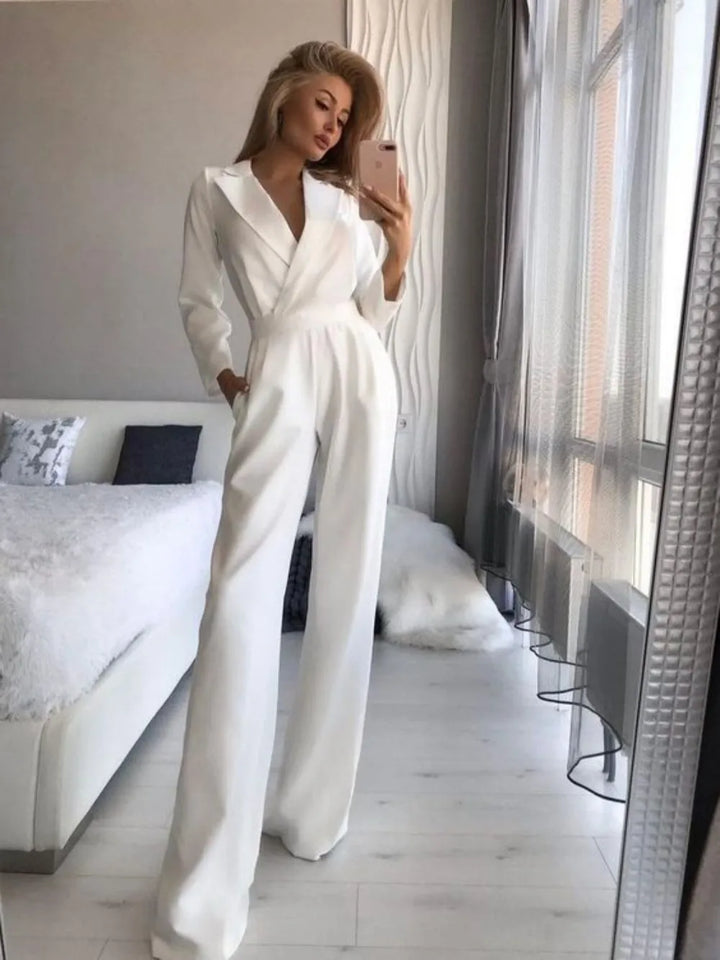 Elegant Long Sleeve Jumpsuit for a Sophisticated Look