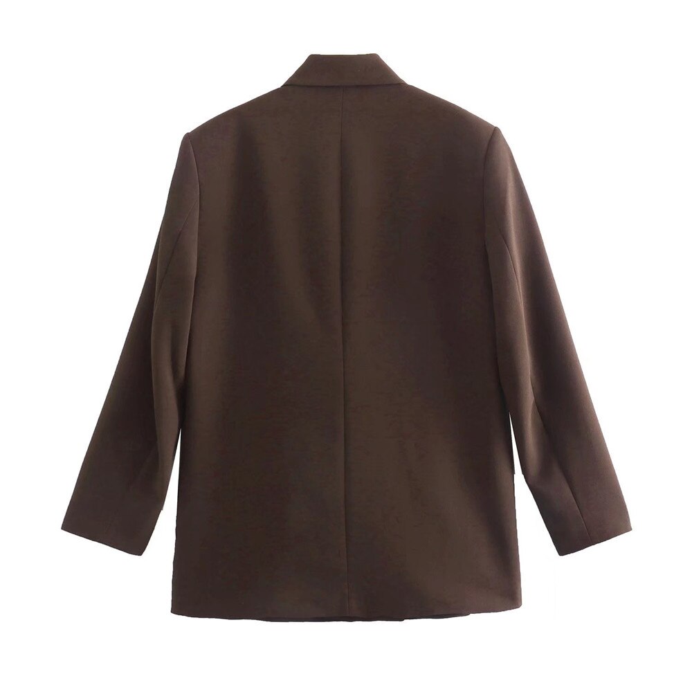 Elegant Double-Breasted Blazer for Women