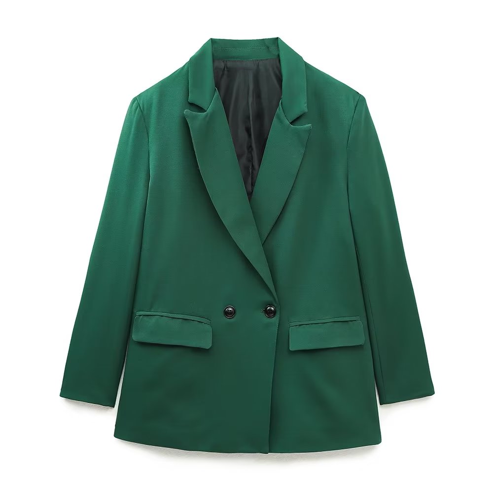 Elegant Double-Breasted Blazer for Women