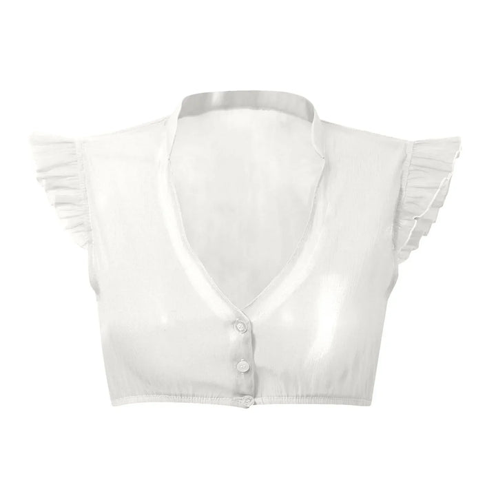 Dirndl Blouse with Ruffle Sleeves – Leni Oktoberfest 2026