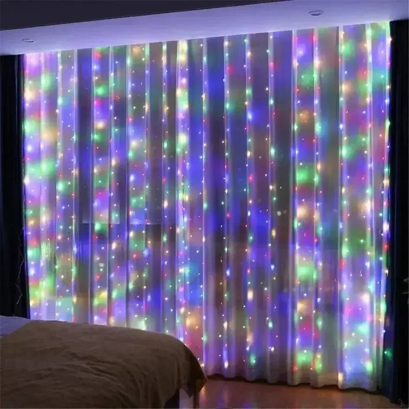 USB LED Curtain Lights with Remote Control
