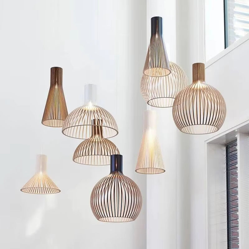 Natura Orb Pendant Lamp – Organic Wooden Design for Cozy Interiors