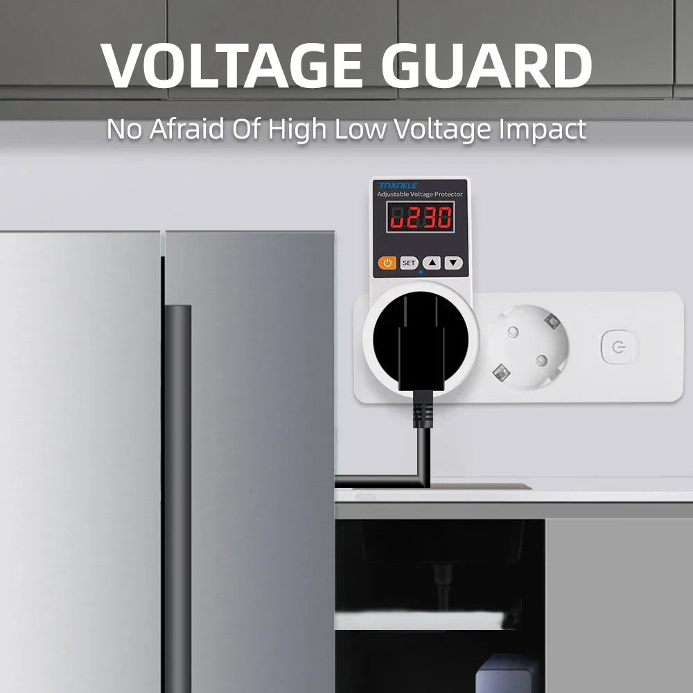 Automatic Voltage Protector Plug with Adjustable Settings – VoltGuard