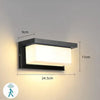 LED Outdoor Wall Lamp with Motion Sensor Smart Lighting