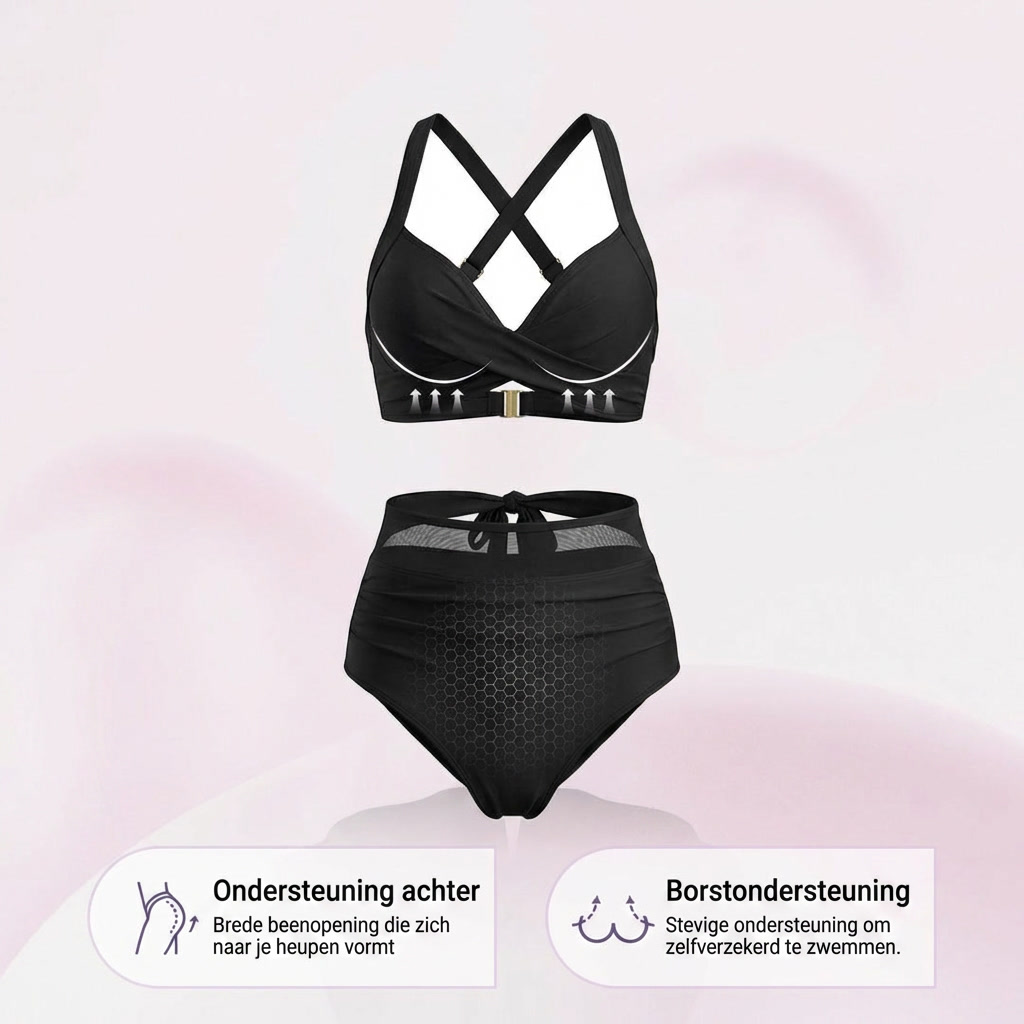 Sabine™ | 2-in-1 High-Waisted Tummy Control Bikini