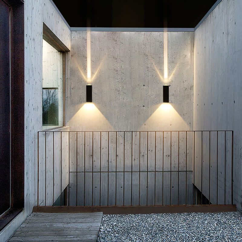 Modern Rectangular Waterproof LED Outdoor Wall Lamp