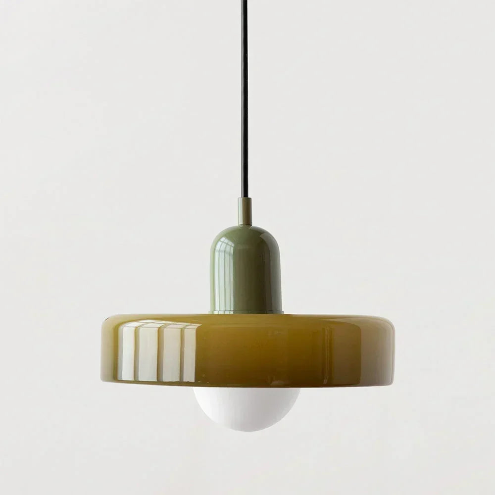 Bauhaus Stained Glass Pendant Lamp