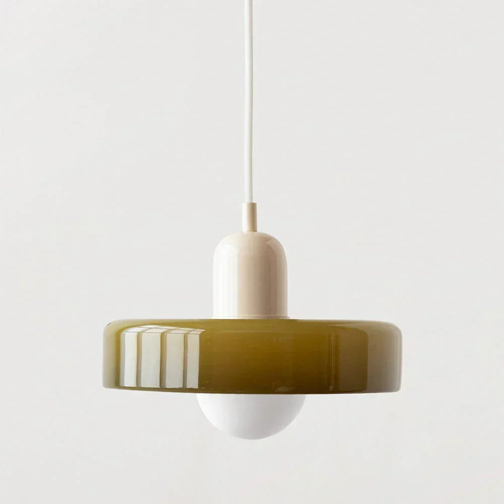 Bauhaus Stained Glass Pendant Lamp