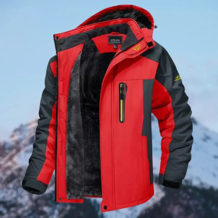Men's Winter Coat Water-Repellent with Fleece Lining