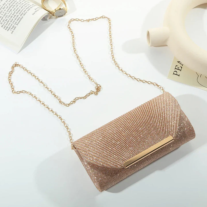 Women's Luxury Clutch – Evening Handbag, Plain, Suitable for Festive Occasions