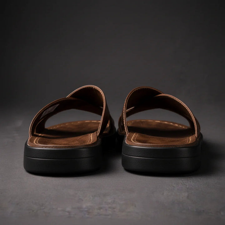 Men's Sandals | Crossed Straps & Easy Entry