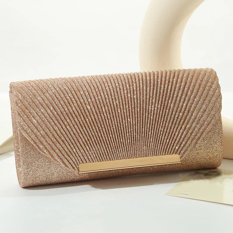 Women's Luxury Clutch – Evening Handbag, Plain, Suitable for Festive Occasions