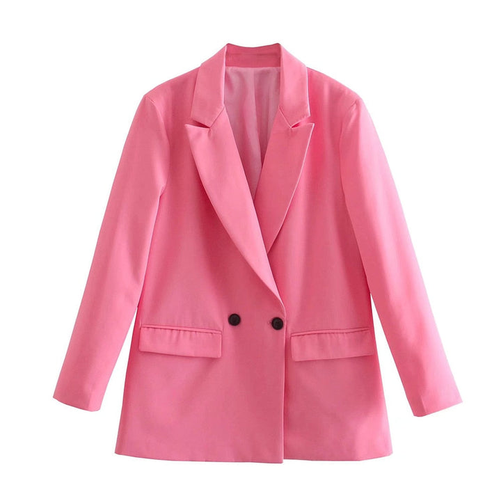 Elegant Double-Breasted Blazer for Women