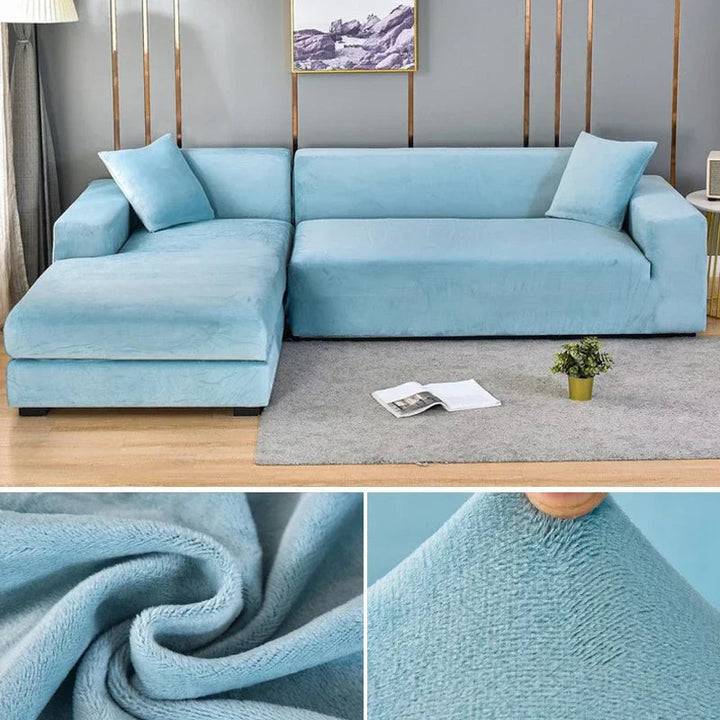 Sofina Stretch Velvet Sofa Cover with Luxurious Finish