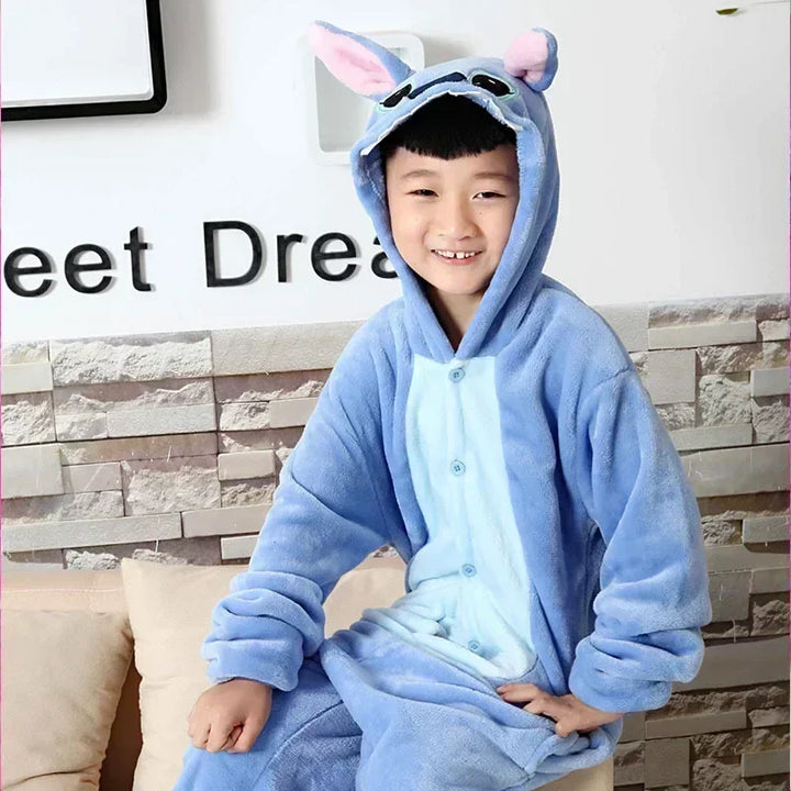 Kids' Onesie – Winter Wonder BlueZee