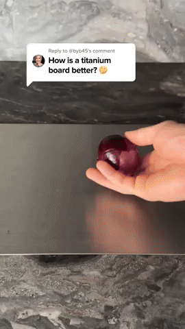 Titanium Cutting Board – Durable, Scratch-Resistant, Compact
