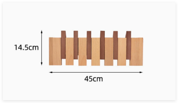 Coat Rack | Piano-Shaped Design | High-Quality Wood