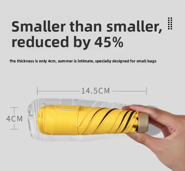 Compact Mini Pocket Umbrella with UV Protection