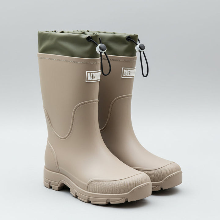 Waterproof Wellies with Non-Slip Sole - Mid-Calf