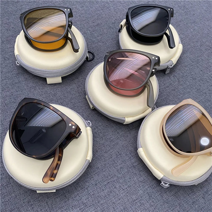 Retro Foldable Designer Sunglasses for Summer 2026