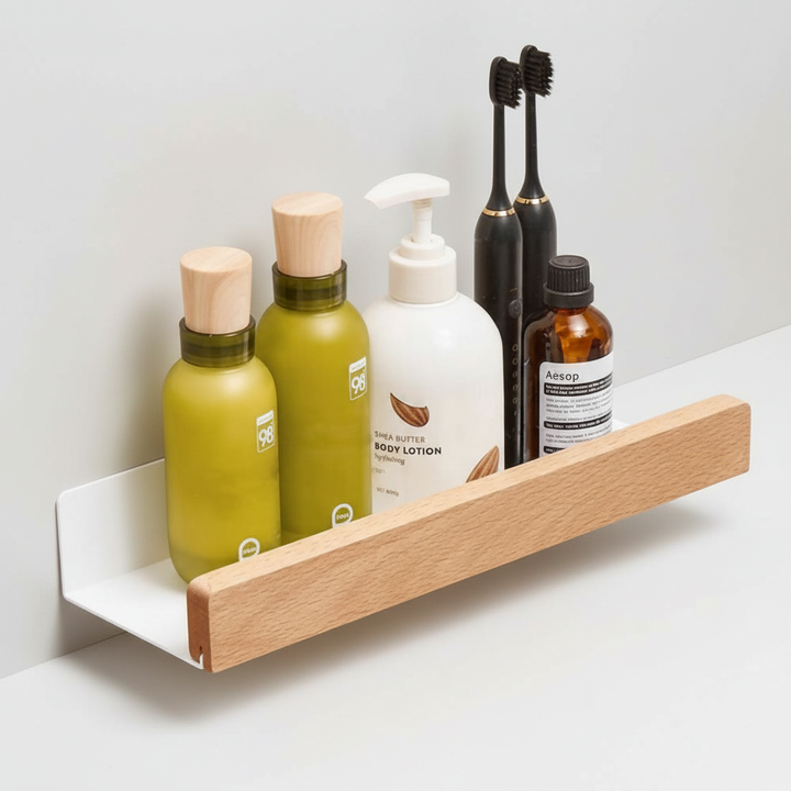 Self-Adhesive Wall Shelf - AquaWood