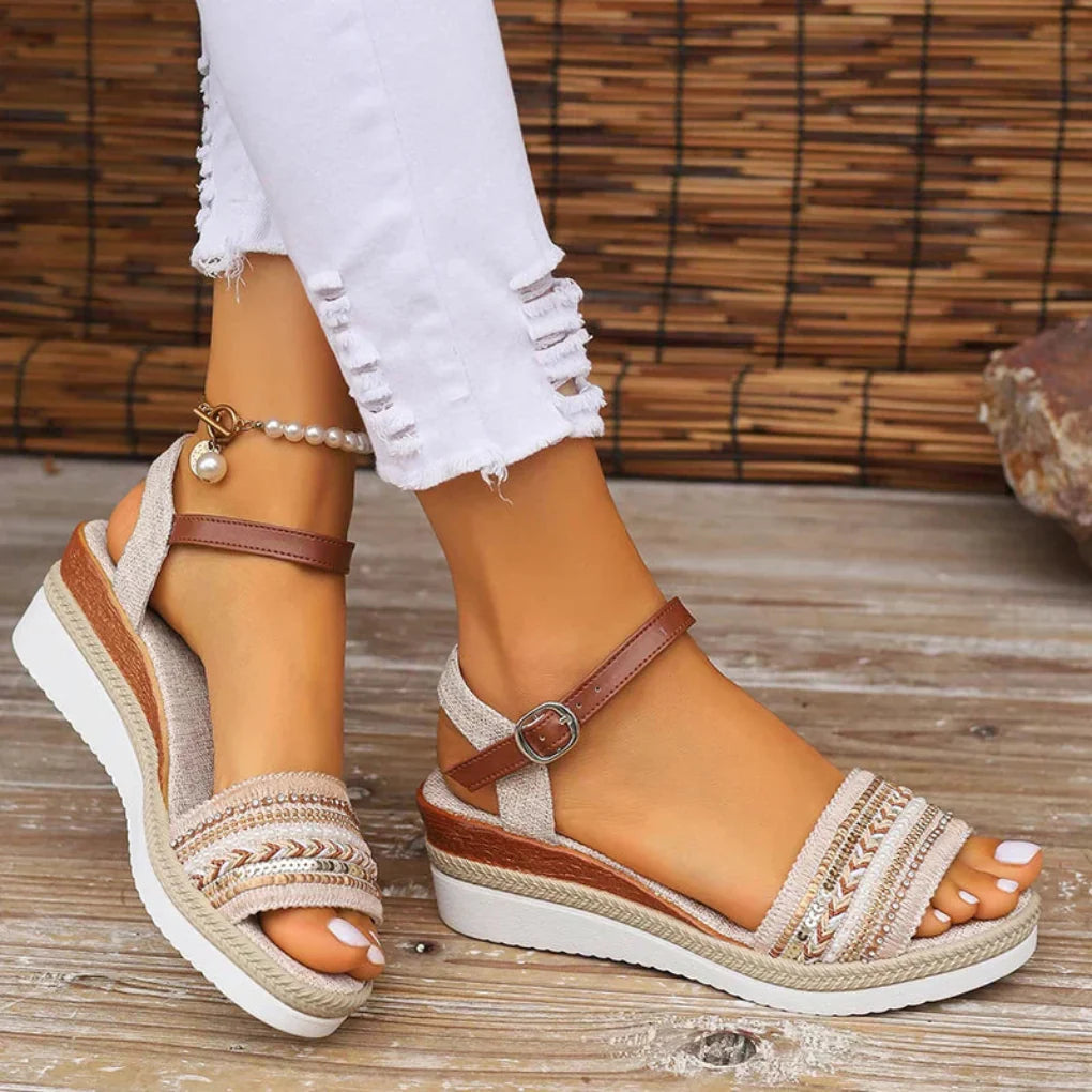 Women’s Boho Style Wedge Sandals