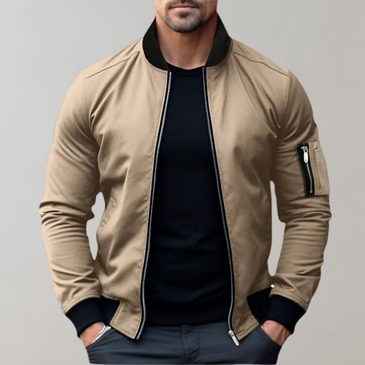 Men's All-Season Bomber Jacket Lightweight & Stylish
