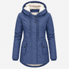 Women's Long Waterproof Winter Coat – Hooded, Warm Lining, Casual for Cold Weather