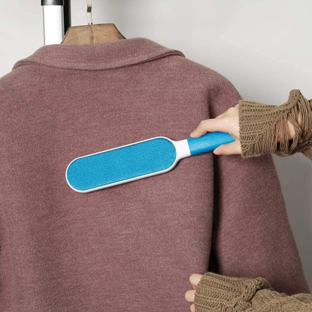 Fluff Away Double-Sided Hair Sweeper Brush