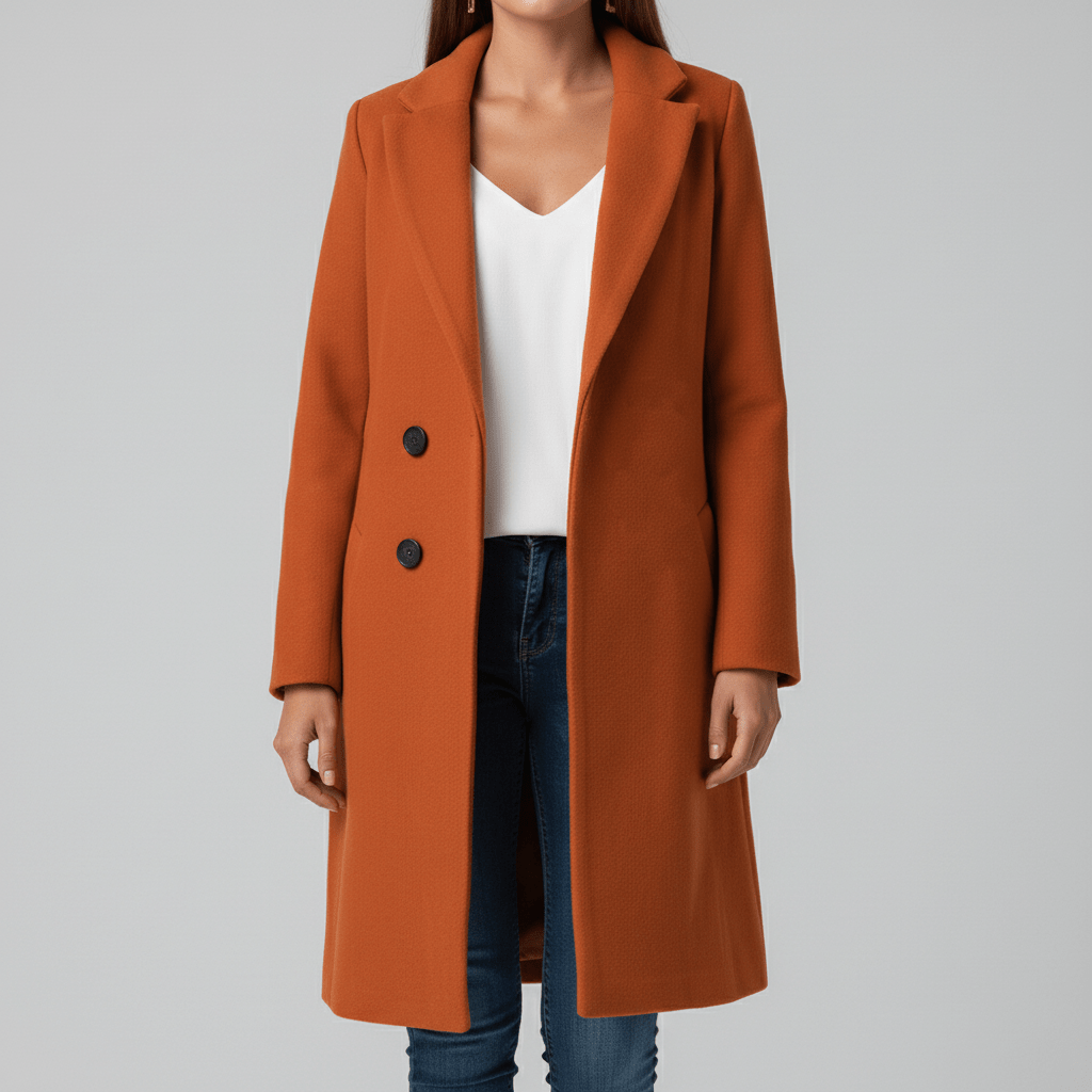 Fitted Long Coat - Leni