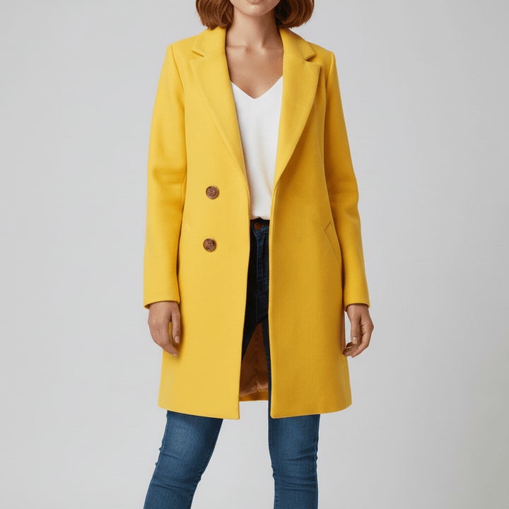 Fitted Long Coat - Leni