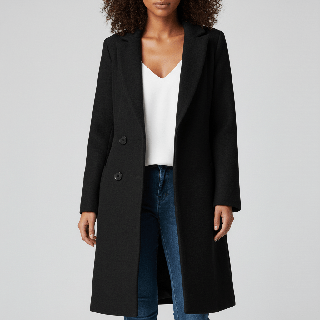 Fitted Long Coat - Leni