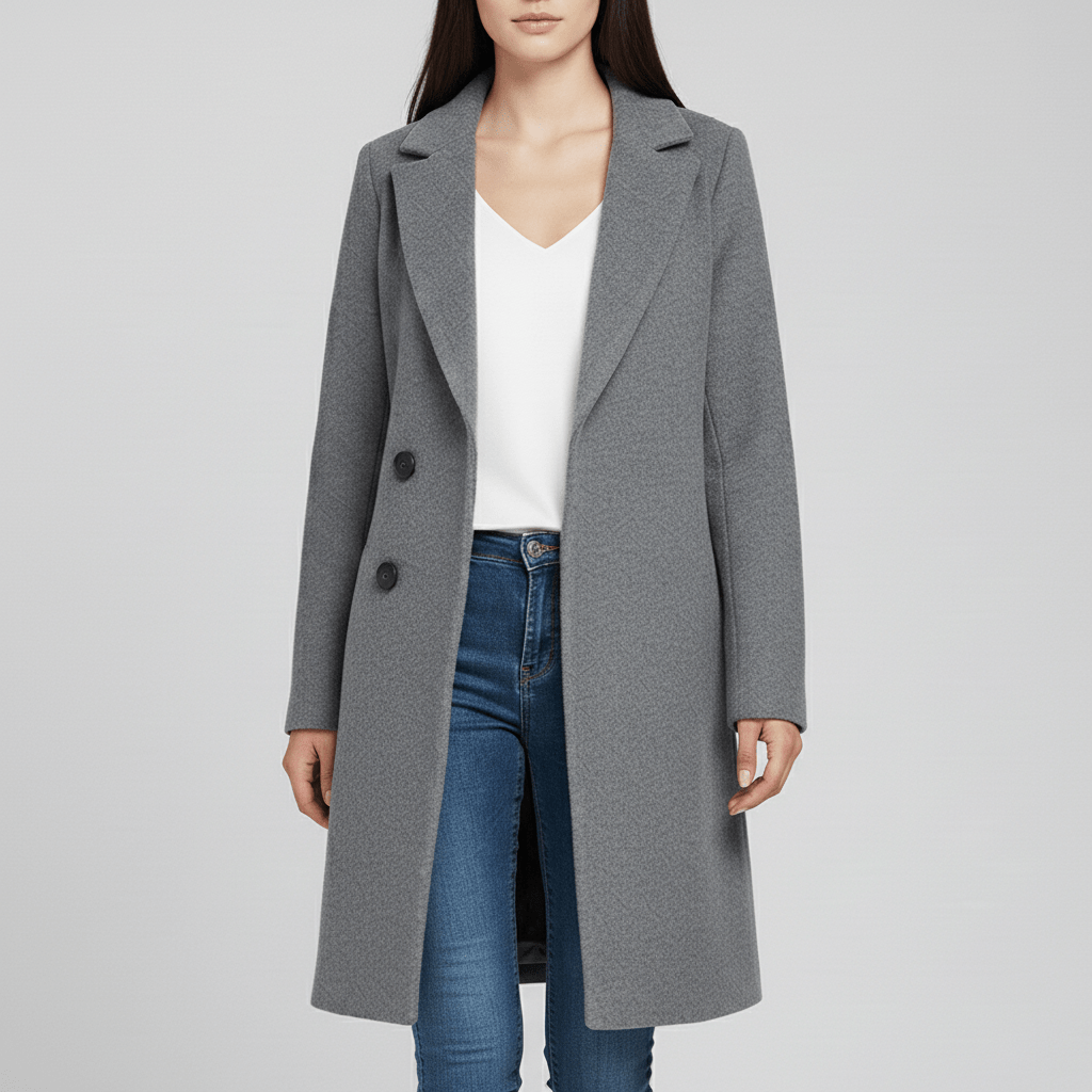 Fitted Long Coat - Leni