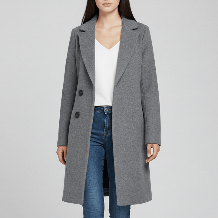 Fitted Long Coat - Leni