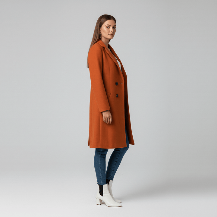 Fitted Long Coat - Leni