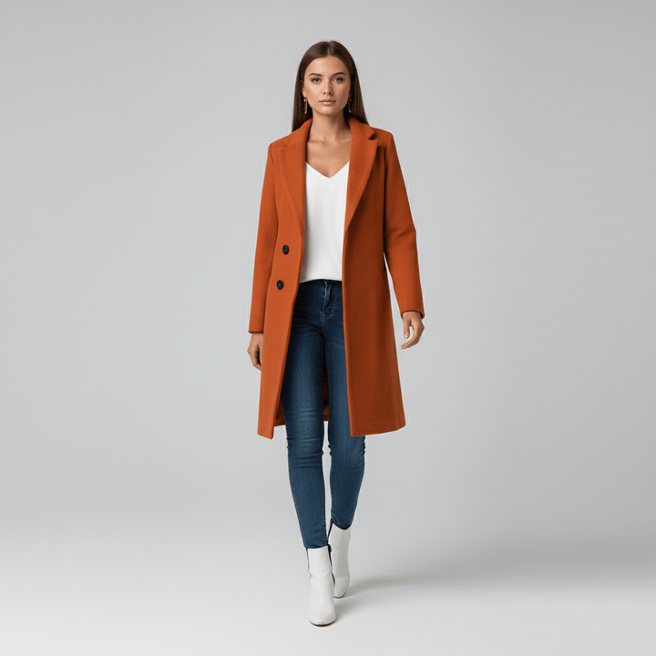 Fitted Long Coat - Leni