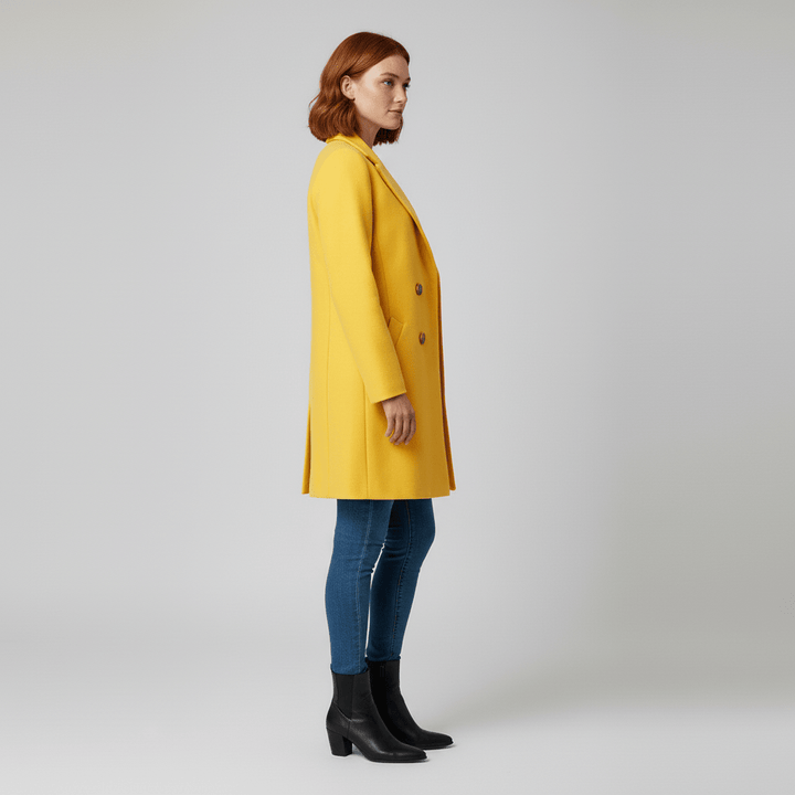 Fitted Long Coat - Leni