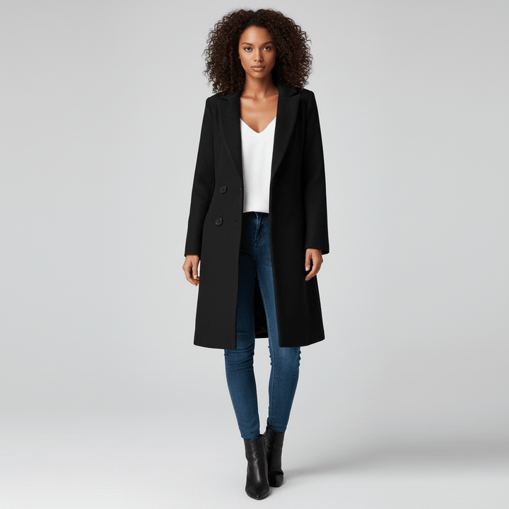 Fitted Long Coat - Leni