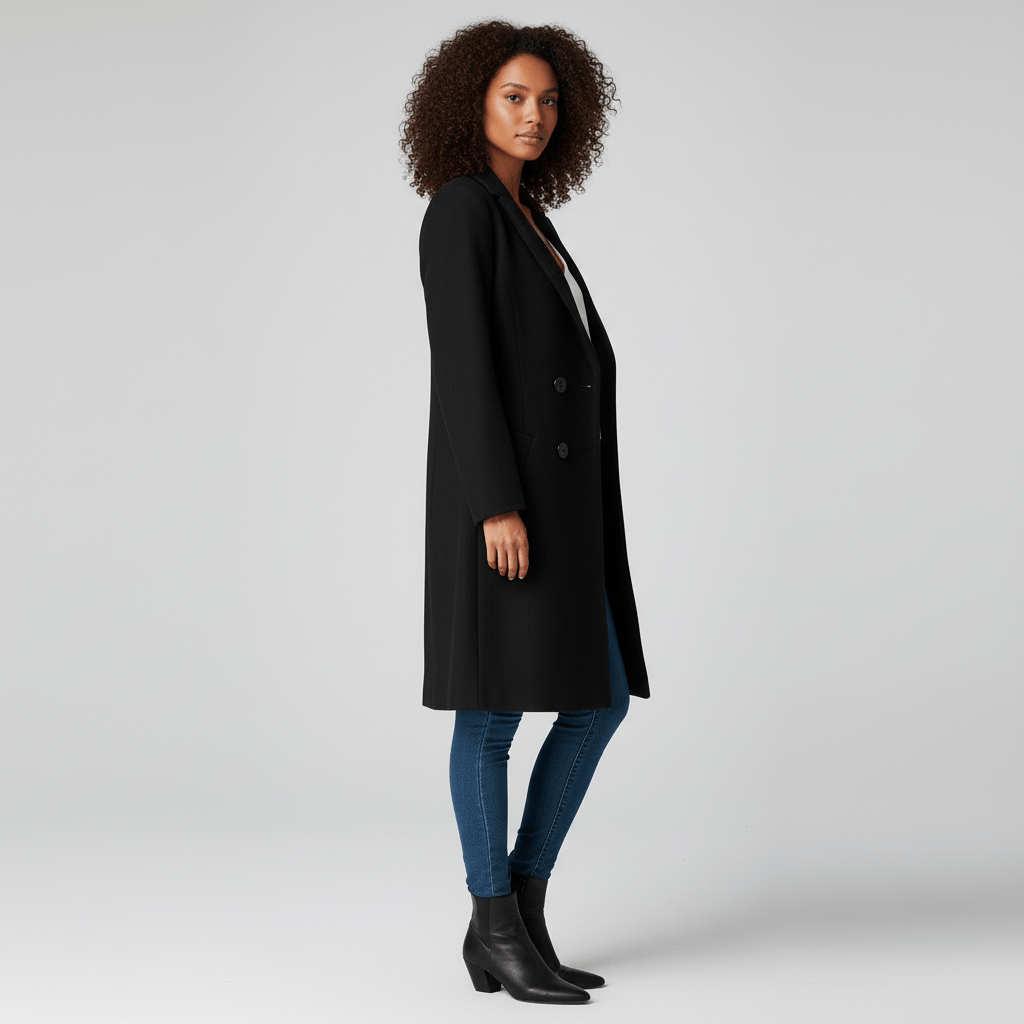 Fitted Long Coat - Leni