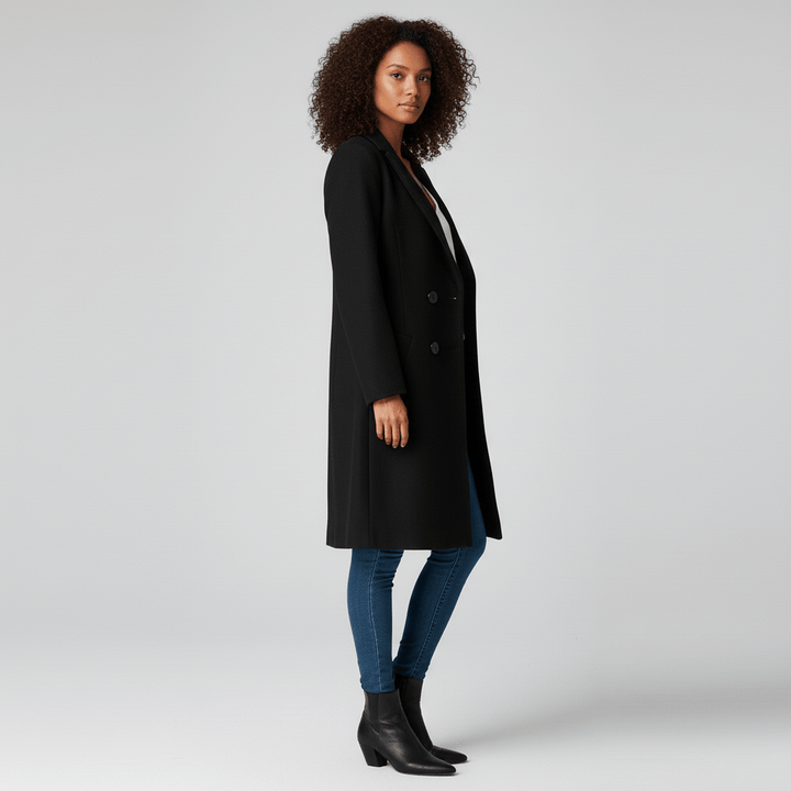 Fitted Long Coat - Leni