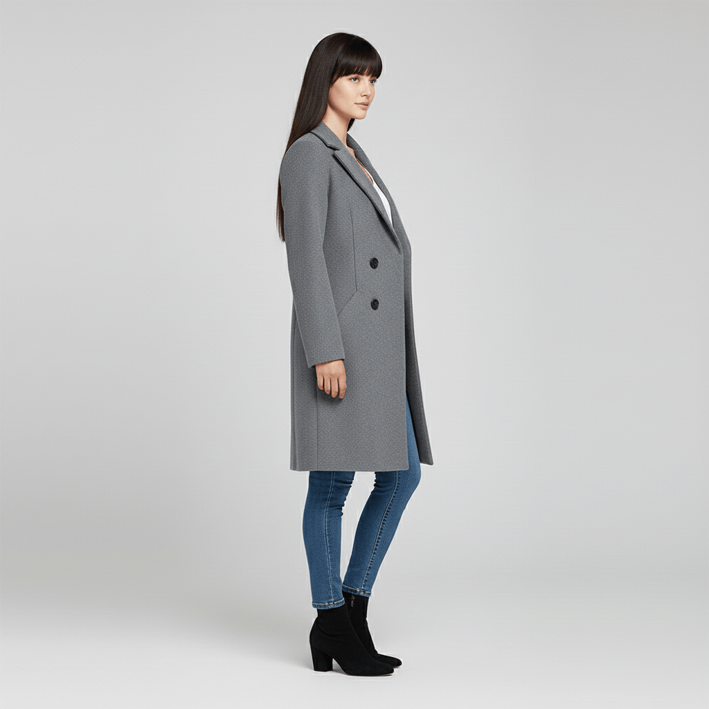 Fitted Long Coat - Leni