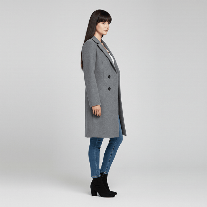 Fitted Long Coat - Leni
