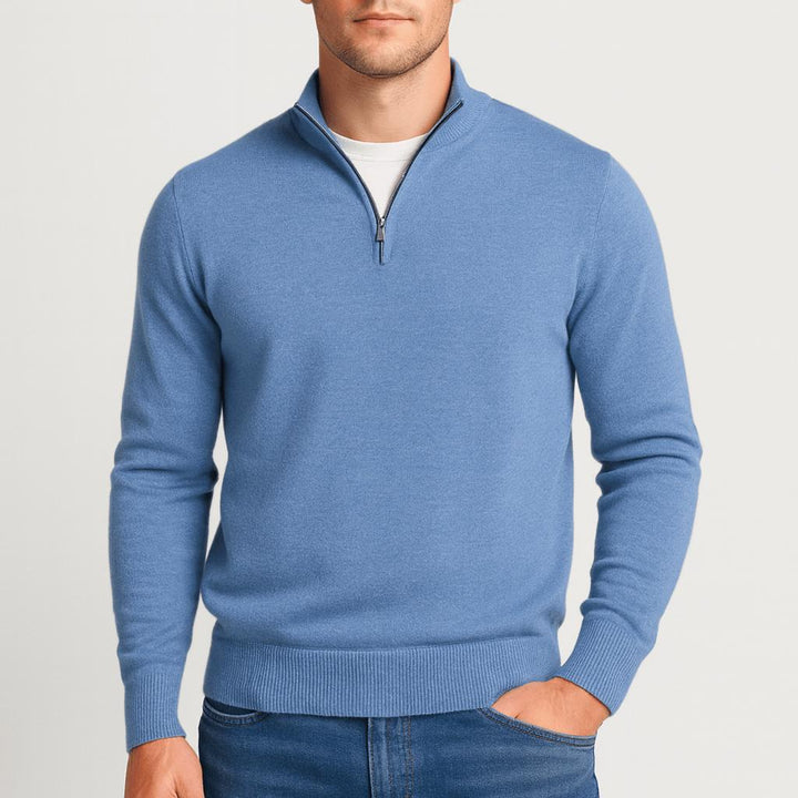 Men's Merino Wool V-Neck Sweater