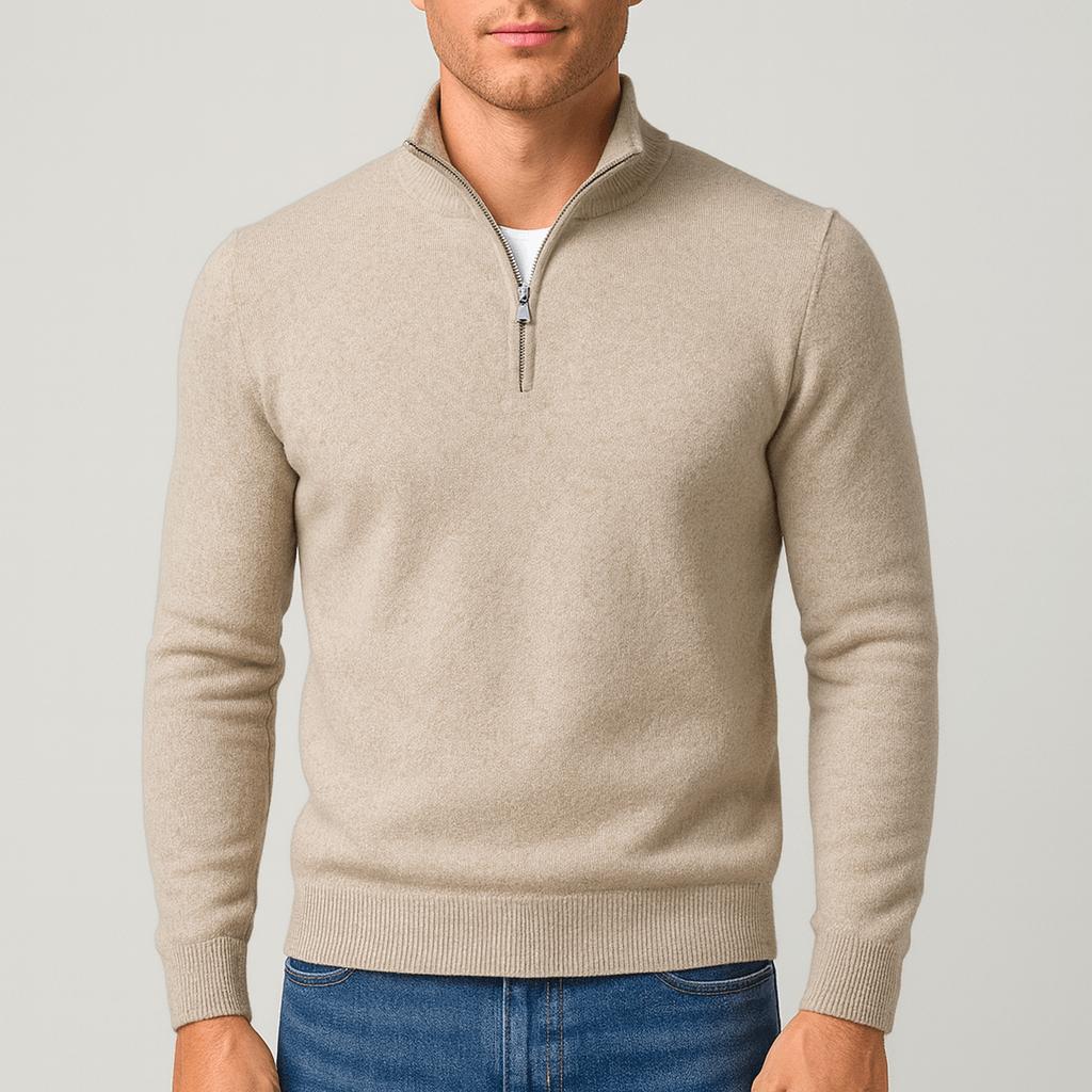 Men's Merino Wool V-Neck Sweater