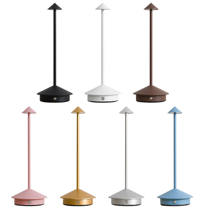 Cordless Table Lamp with Touch Dimmer and USB Charging