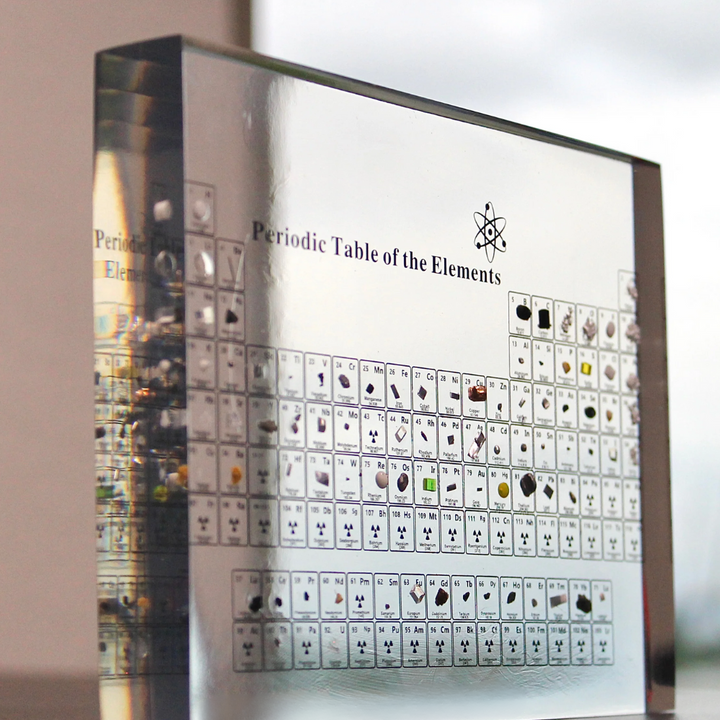 Periodic Table Display with Real Elements – Elementiqo